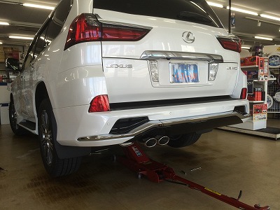 レクサスLX570用モデリスタマフラー レクサス lx570 MODELLISTA